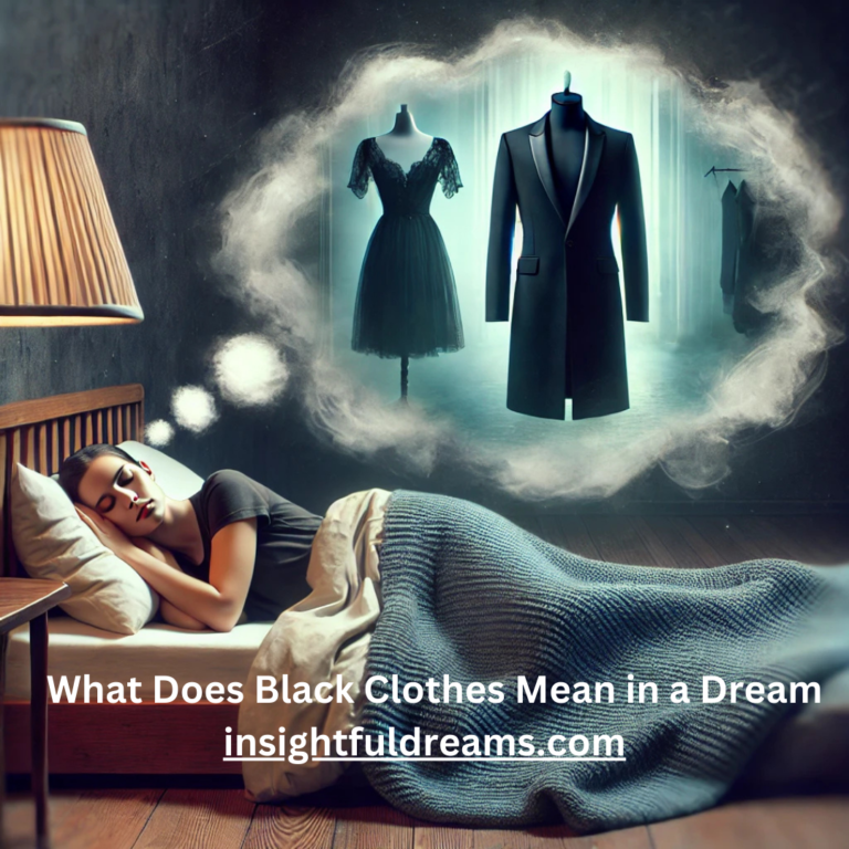 What Does Black Clothes Mean in a Dream