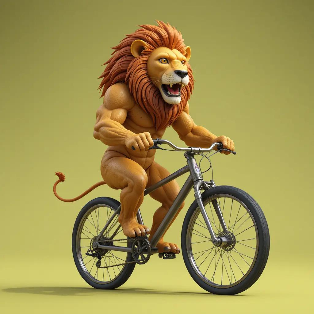 What is the Meaning of a Lion Riding a Bike in a Dream