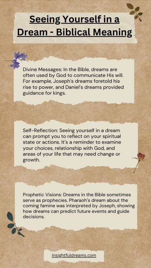 Seeing Yourself In A Dream Biblical Meaning